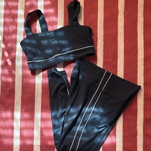 All in motion Black Women's Active Leggings & Sports Bra Set